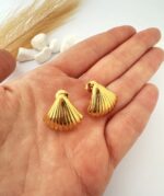 Aros Costa dorada Enchapado en Oro 18K - Imagen 3