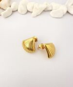 Aros Costa dorada Enchapado en Oro 18K - Imagen 2