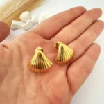 Aros Costa dorada Enchapado en Oro 18K - Imagen 3