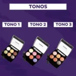 Sombra x6 Colores Tono #1 - DOLCE BELLA - Imagen 3